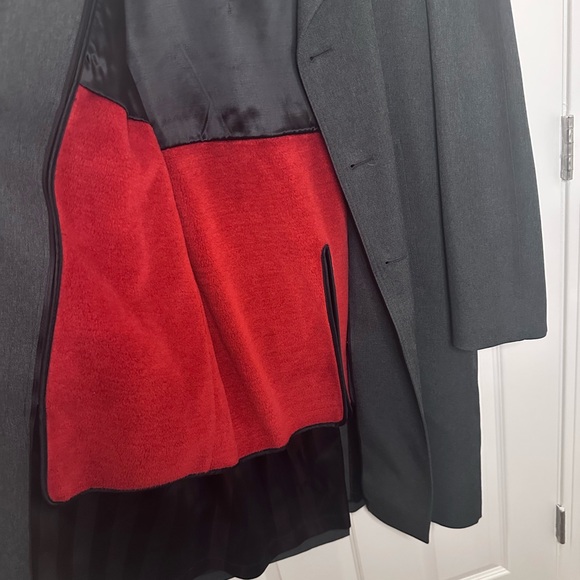 London Fog Charcoal Trench Coat - Picture 5 of 6